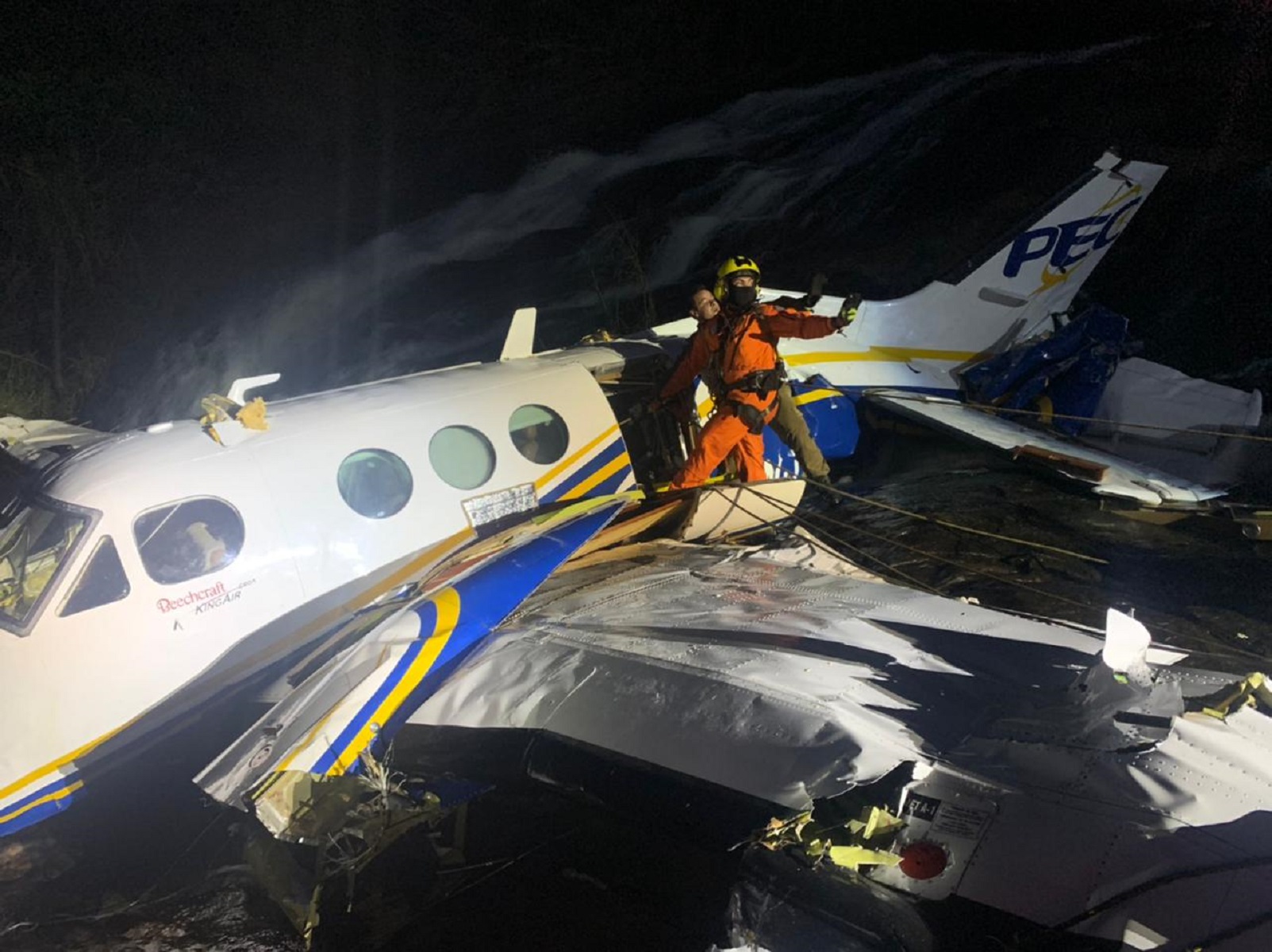 Cemig confirma colisão de aeronave de Marília Mendonça em cabo de torre de alta tensão
