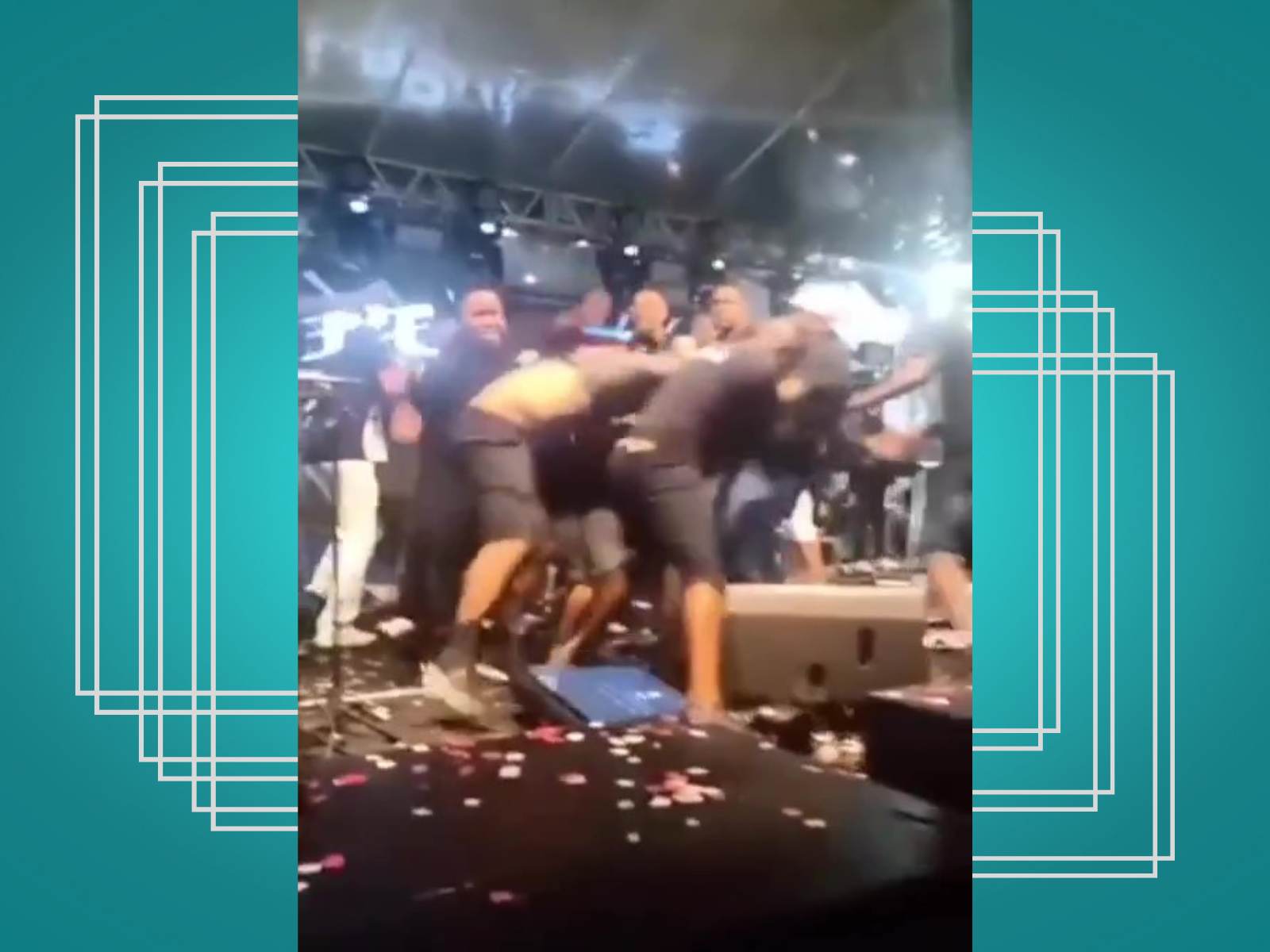 Músicos do Psirico e Samba Trator brigam em cima de palco na Bahia