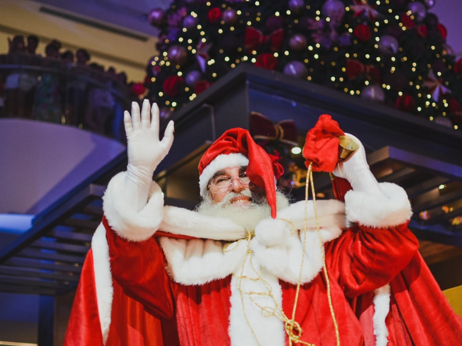 Papai Noel chega ao Natal Shopping para Celebrar do jeito da gente