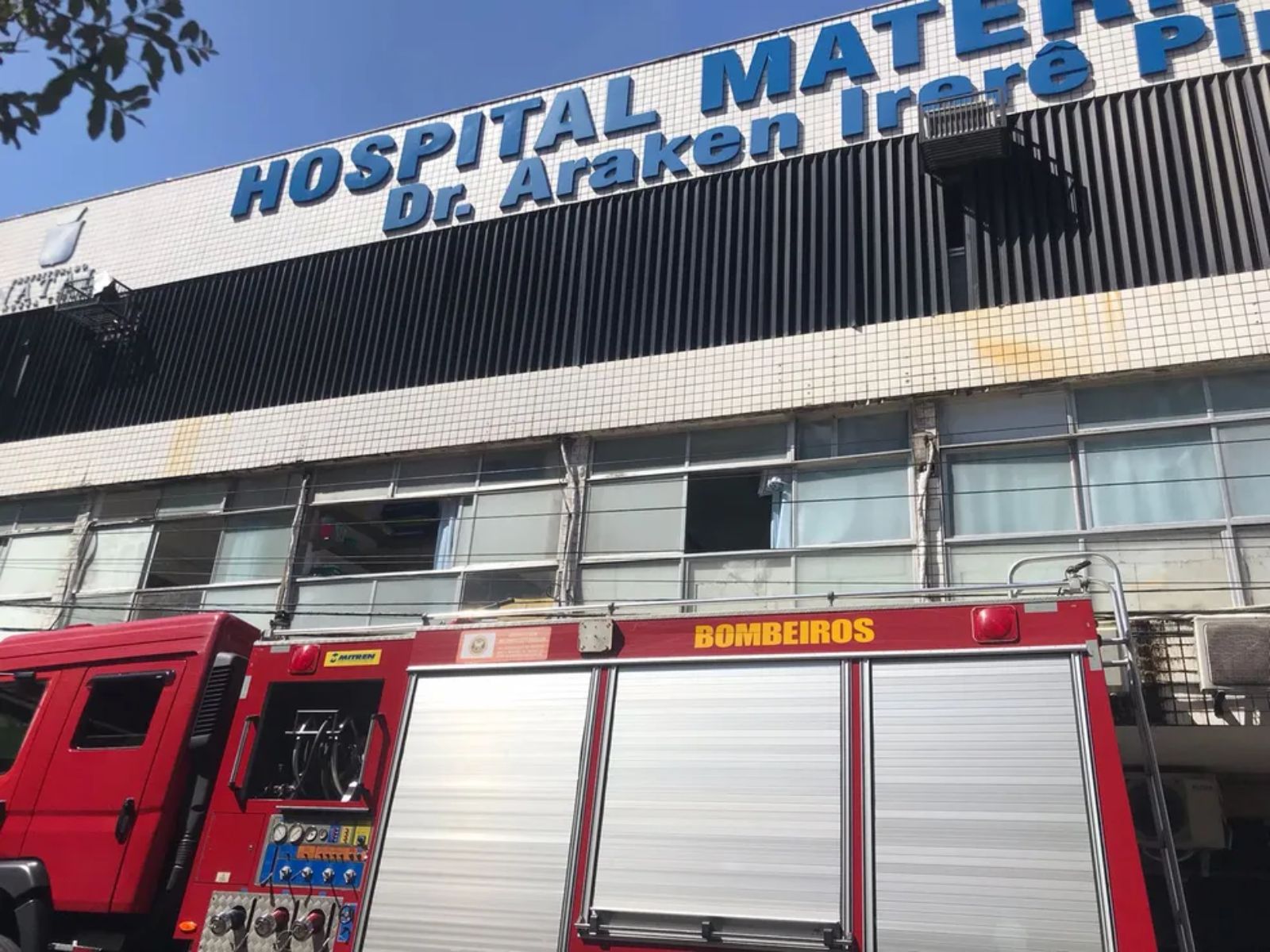 Incêndio atinge Hospital Maternidade Dr. Araken Irerê Pinto em Natal