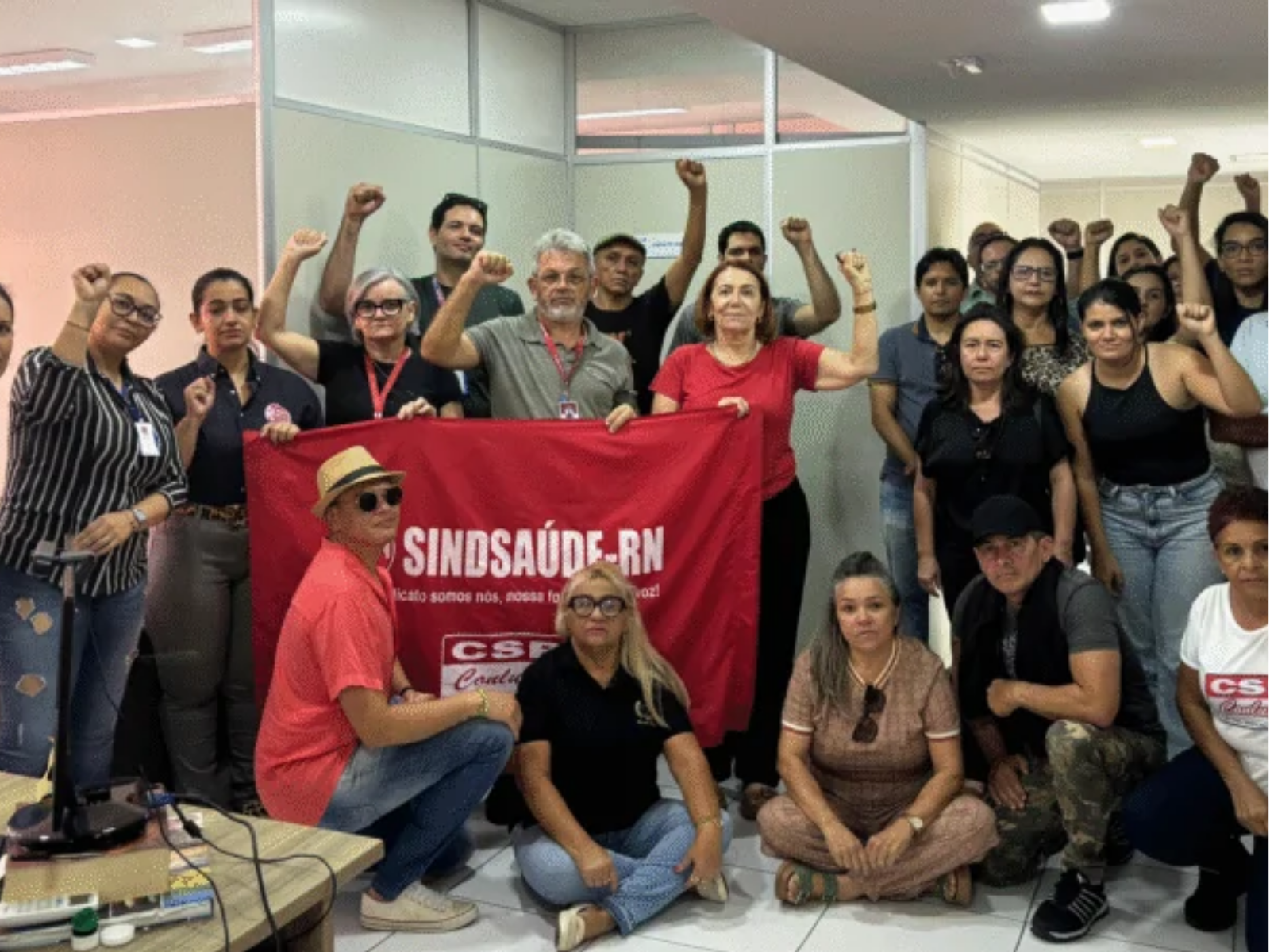 Servidores da saúde ocupam Sesap em Natal e cobram respostas do Governo do RN